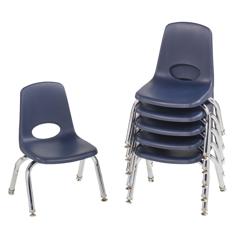 Factory Direct Partners Stacking Classroom Chair Set of 6